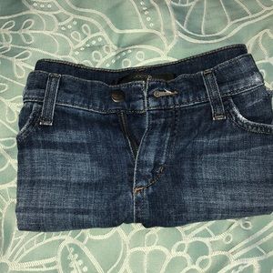 Distressed Denim Shorts